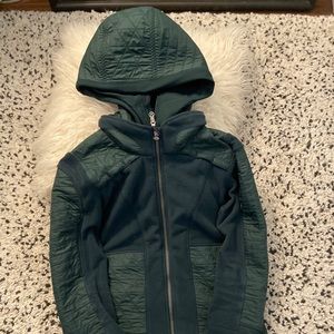 *RARE* Lulu Sz 6 Fleecy Keen jacket in fuel green